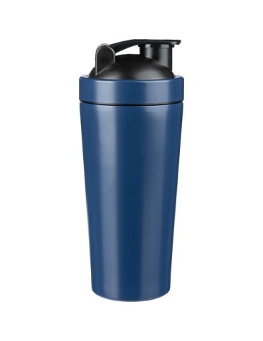 Gourde simple paroi de 750 ml en acier inoxydable recyclé Orla Matières : silicone Couleurs : noir objet publicitaire robuste