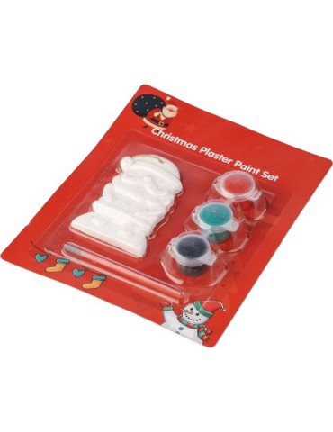 Coffret de peinture ‘Père Noël’ en PS Zina Matières : carton Couleurs : multicolore goodies publicitaire événementiel
