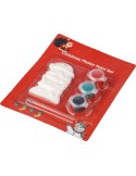 Coffret de peinture ‘Père Noël’ en PS Zina Matières : carton Couleurs : multicolore goodies publicitaire événementiel