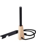 Allume-feu en acier inoxydable Azra Matières : bois Couleurs : brun cadeau collaborateur premium