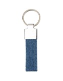 Porte-clés en denim Enzi Matières : métal Couleurs : bleu