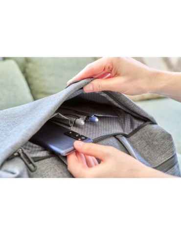 Sacoche pour ordinateur portable BrandCharger Metro Matières : PET recyclé Couleurs : gris objet promotionnel éco-responsable