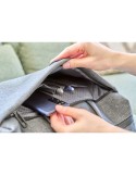 Sacoche pour ordinateur portable BrandCharger Metro Matières : PET recyclé Couleurs : gris objet promotionnel éco-responsable