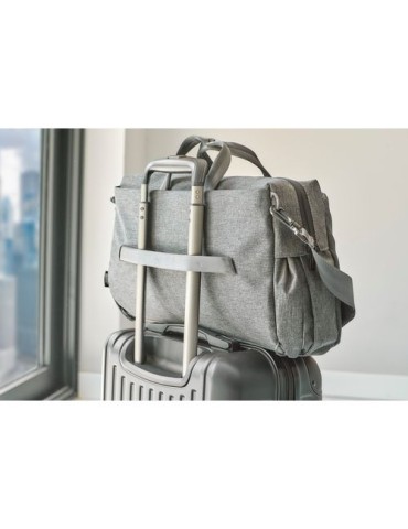 Sacoche pour ordinateur portable BrandCharger Metro Matières : PET recyclé Couleurs : gris cadeau collaborateur premium