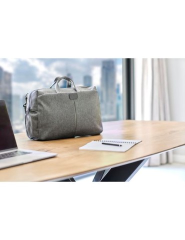Sacoche pour ordinateur portable BrandCharger Metro Matières : PET recyclé Couleurs : gris accessoire événementiel unique
