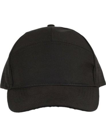 Casquette de 7 panneaux en polyester Alarielle Matières : polyester Couleurs : noir goodies publicitaire événementiel