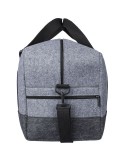 Sac de sport rPET en feutre Corliss Matières : polyester Couleurs : gris foncé marquage laser ultra précis