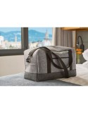 Sac de sport rPET en feutre Corliss Matières : polyester Couleurs : gris foncé personnalisation rapide en France
