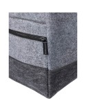 Sac de sport rPET en feutre Corliss Matières : polyester Couleurs : gris foncé goodies entreprise design
