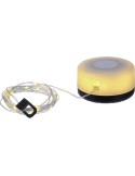 Lampe de camping rechargeable en ABS Hadrian Matières : ABS Couleurs : noir personnalisable avec votre logo