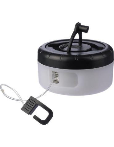 Lampe de camping rechargeable en ABS Hadrian Matières : ABS Couleurs : noir goodies publicitaire événementiel