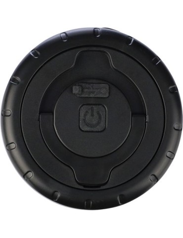 Lampe de camping rechargeable en ABS Hadrian Matières : ABS Couleurs : noir impression haute définition