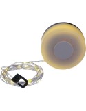 Lampe de camping rechargeable en ABS Hadrian Matières : ABS Couleurs : noir marquage laser ultra précis