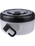 Lampe de camping rechargeable en ABS Hadrian Matières : ABS Couleurs : noir cadeau collaborateur premium