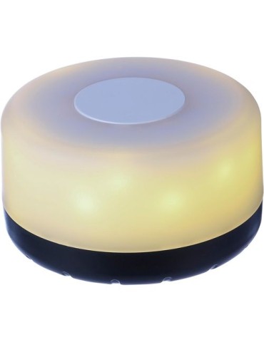 Lampe de camping rechargeable en ABS Hadrian Matières : ABS Couleurs : noir personnalisation rapide en France