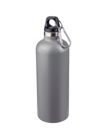 Gourde double paroi de 500 ml en acier inoxydable recyclé Lysandra Matières : aluminium Couleurs : gris objet promotionnel éco-r