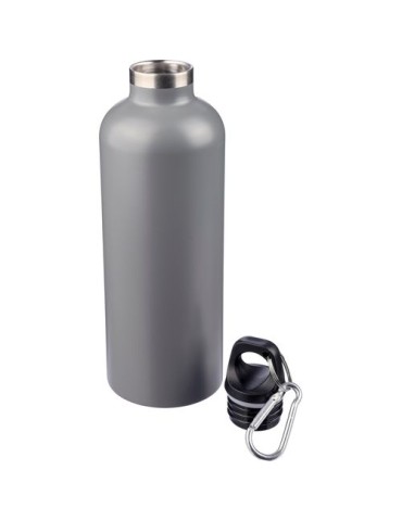 Gourde double paroi de 500 ml en acier inoxydable recyclé Lysandra Matières : aluminium Couleurs : bleu goodies publicitaire dur