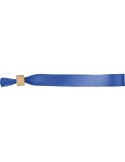 Bracelet en rPET 300D Tarian Matières : bambou Couleurs : bleu cobalt goodies publicitaire événementiel