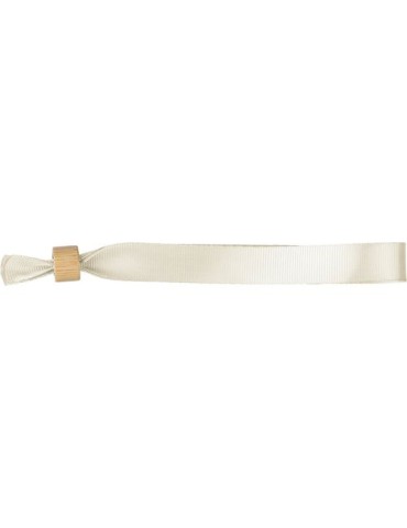 Bracelet en rPET 300D Tarian Matières : bambou Couleurs : beige cadeau entreprise pas cher