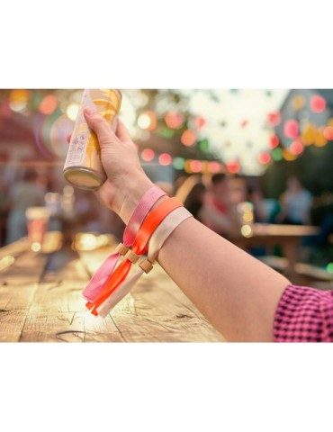 Bracelet en rPET 300D Tarian Matières : bambou Couleurs : noir cadeau collaborateur premium