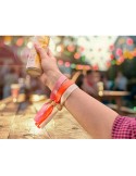 Bracelet en rPET 300D Tarian Matières : bambou Couleurs : noir cadeau collaborateur premium