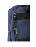 Sac à dos porte-ordinateur en rPET 300D Eulalia Matières : polyester Couleurs : noir cadeau collaborateur premium
