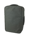 Sac à dos porte-ordinateur en rPET 300D Eulalia Matières : polyester Couleurs : gris impression haute définition