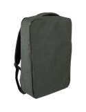 Sac à dos porte-ordinateur en rPET 300D Eulalia Matières : polyester Couleurs : gris personnalisation rapide en France