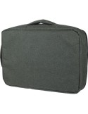 Sac à dos porte-ordinateur en rPET 300D Eulalia Matières : polyester Couleurs : gris objet promo petit budget