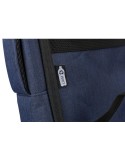 Sac à dos porte-ordinateur en rPET 300D Eulalia Matières : polyester Couleurs : gris marquage laser ultra précis