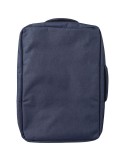 Sac à dos porte-ordinateur en rPET 300D Eulalia Matières : polyester Couleurs : bleu cadeau entreprise pas cher