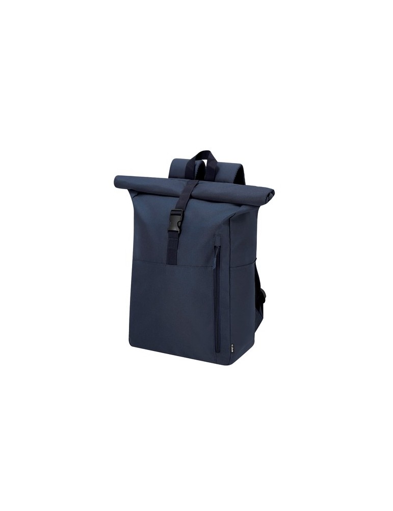 Sac à Dos Wendell Matières : PET recyclé Couleurs : noir personnalisable avec votre logo