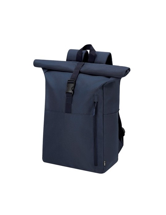 Sac à Dos Wendell Matières : PET recyclé Couleurs : noir personnalisable avec votre logo