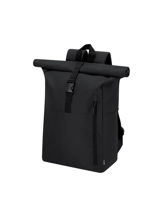Sac à Dos Wendell Matières : PET recyclé Couleurs : noir impression haute définition