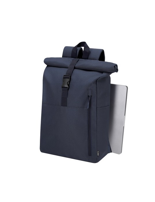 Sac à Dos Wendell Matières : PET recyclé Couleurs : noir objet promotionnel éco-responsable
