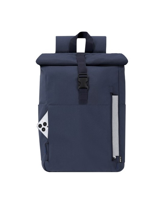 Sac à Dos Wendell Matières : PET recyclé Couleurs : noir personnalisation rapide en France
