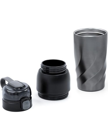 BrandCharger Vortex Hydroboost de (250 ml Bouchon) Matières : Polycarbonate (PC) Couleurs : noir cadeau entreprise pas cher