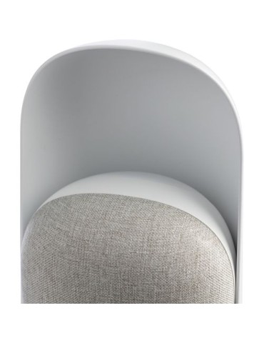 Enceinte en ABS recyclé Rumi Matières : ABS recyclé Couleurs : blanc impression haute définition