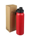 Gourde isotherme de 800 ml en acier inoxydable Zinnia Matières : acier inoxydable Couleurs : noir impression haute définition