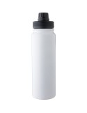 Gourde isotherme de 800 ml en acier inoxydable Zinnia Matières : acier inoxydable Couleurs : blanc cadeau entreprise pas cher