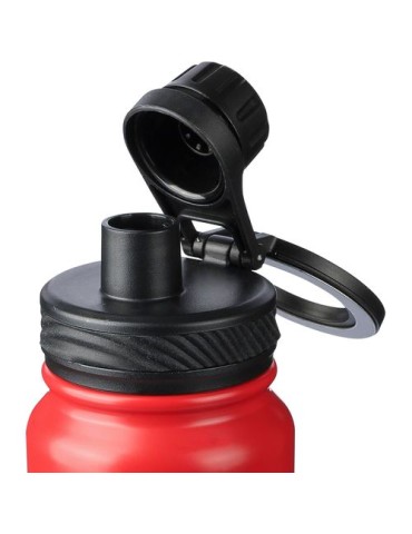 Gourde isotherme de 800 ml en acier inoxydable Zinnia Matières : acier inoxydable Couleurs : blanc cadeau entreprise pas cher