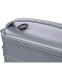 Lunch box en PP d’une capacité totale de 1 600 ml Selwyn Matières : silicone Couleurs : gris goodies entreprise design