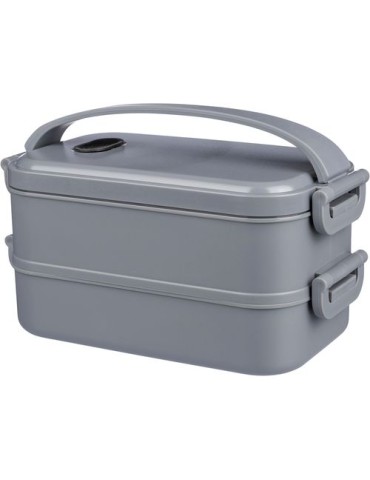 Lunch box en PP d’une capacité totale de 1 600 ml Selwyn Matières : silicone Couleurs : bleu livraison express 24h 48h