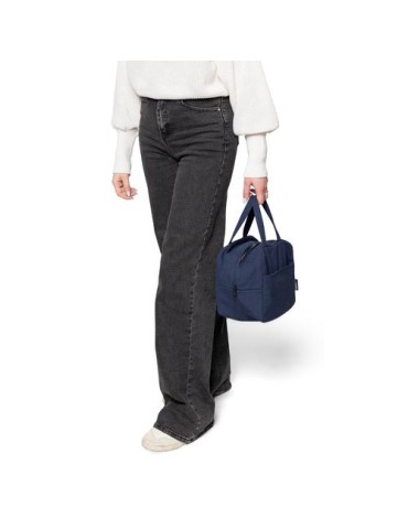 Sac isotherme en polycoton recyclé Elowen Couleurs : bleu objet promotionnel éco-responsable