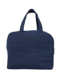 Sac isotherme en polycoton recyclé Elowen Couleurs : bleu cadeau collaborateur premium