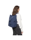 Sac à dos porte-ordinateur en polycoton 330 g/m2 Osric Couleurs : bleu cadeau collaborateur premium