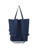 Sac à dos porte-ordinateur en polycoton 330 g/m2 Osric Couleurs : bleu accessoire événementiel unique