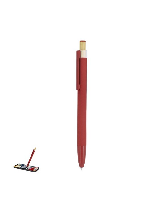 Stylet Bille Kiner Matières : caoutchouc Couleurs : rouge impression haute définition