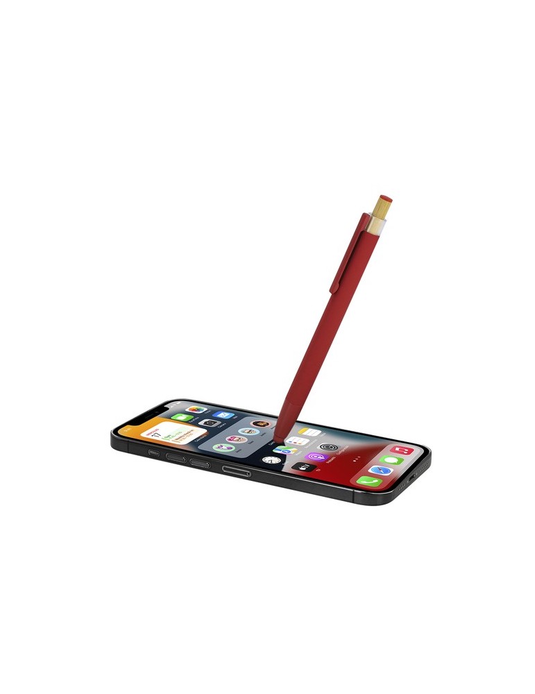 Stylet Bille Kiner Matières : caoutchouc Couleurs : bleu goodies entreprise design