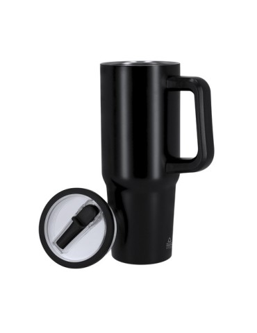 Carafe Thermique Huver Couleurs : blanc Matières : acier inoxydable recyclé marquage couleur éclatante